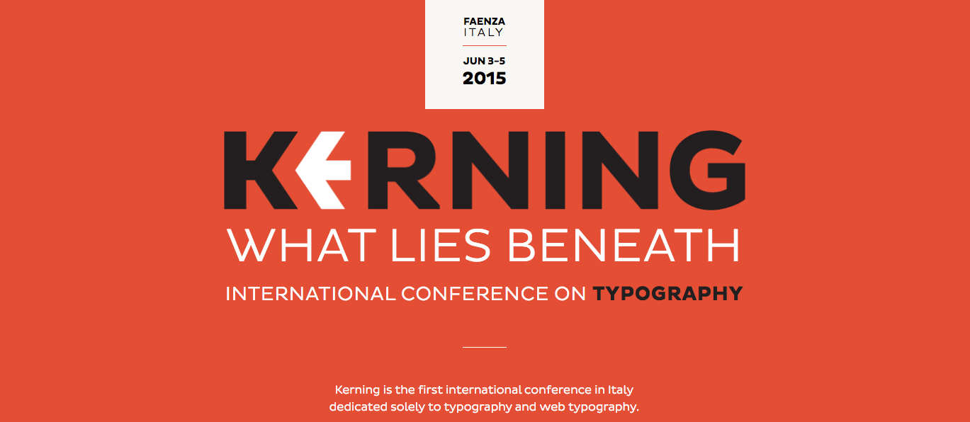 Kerning conference – 3-5 juni